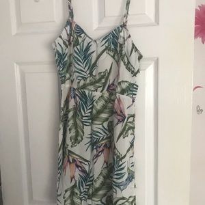 Beautiful tropical baby doll dress